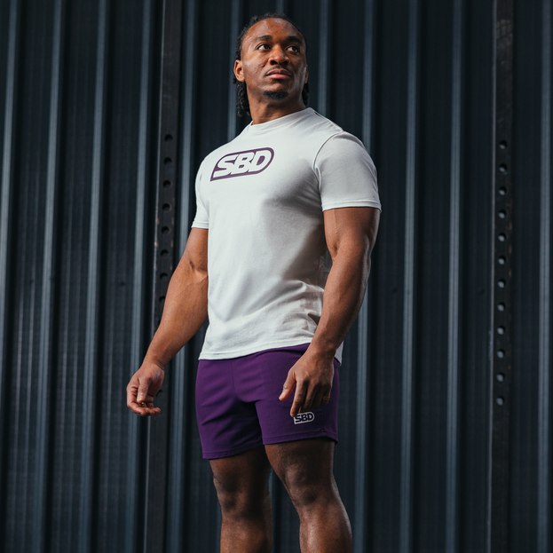 SBD Aspire Range Brand T Shirt - Mens - Off White