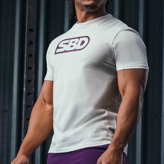 SBD Aspire Range Brand T Shirt - Mens - Off White