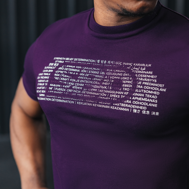 SBD Aspire Range Brand T Shirt - Mens - Royal Purple