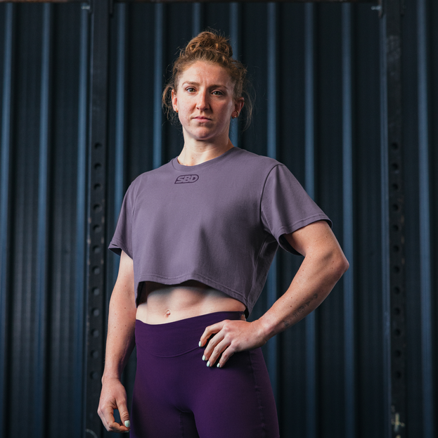 SBD Aspire Range Crop Top - Womens - Lavender