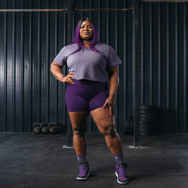 SBD Aspire Range Crop Top - Womens - Lavender