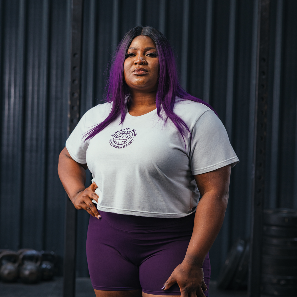 SBD Aspire Range Crop Top - Womens - Off White
