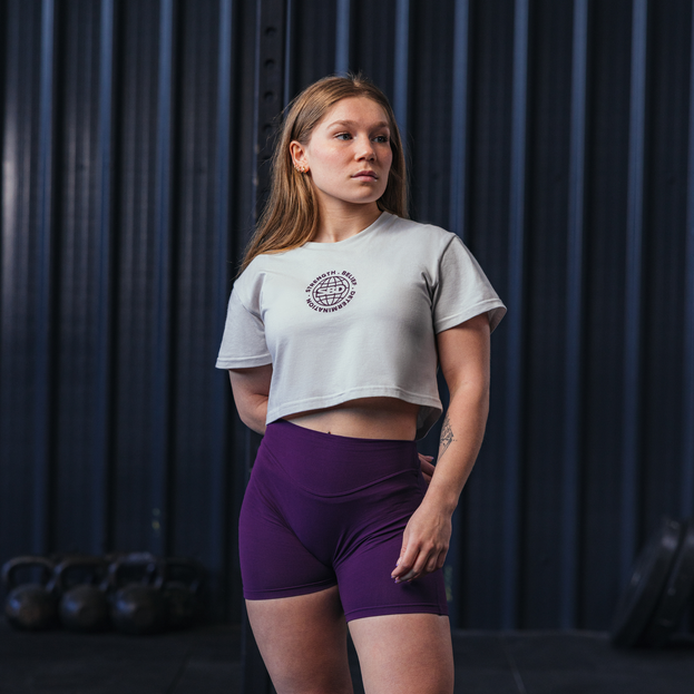 SBD Aspire Range Crop Top - Womens - Off White