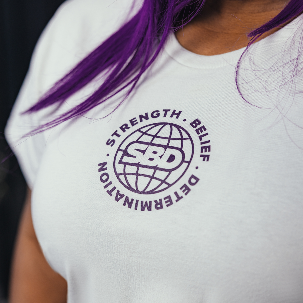 SBD Aspire Range Crop Top - Womens - Off White