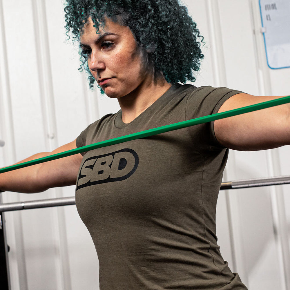 SBD Endure Range T Shirt Green - Womens