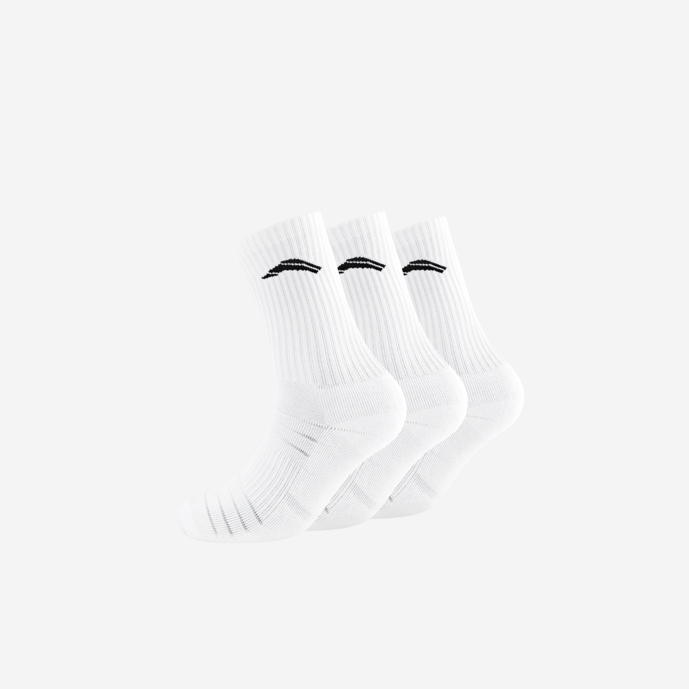 Avancus Crew Socks 3 Pack - White