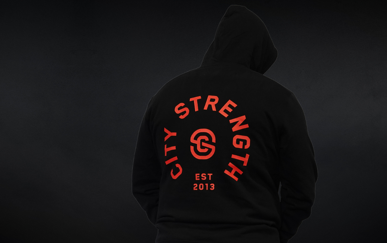 City Strength Logo Hoodie