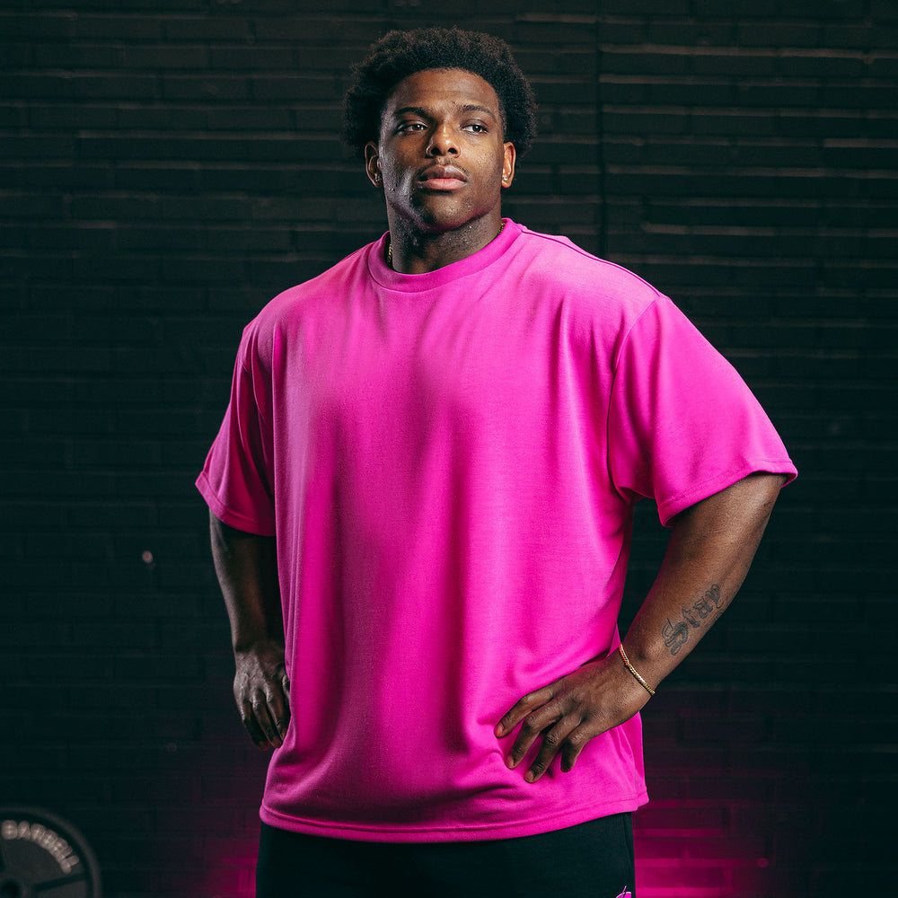 SBD Nova Range Oversized T-Shirt - Pink Glow