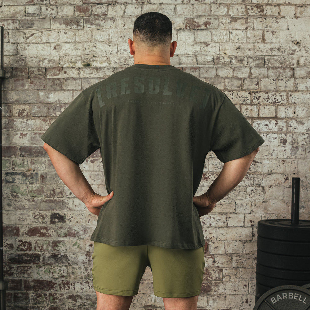 SBD Resolve Range Oversized T-Shirt - Khaki