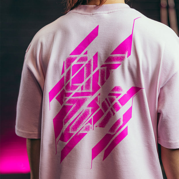 SBD Nova Range Oversized T-Shirt - Pastel Pink