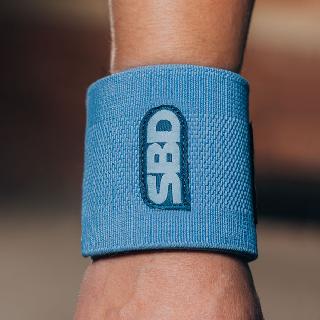 Blue SBD Wrist Wraps