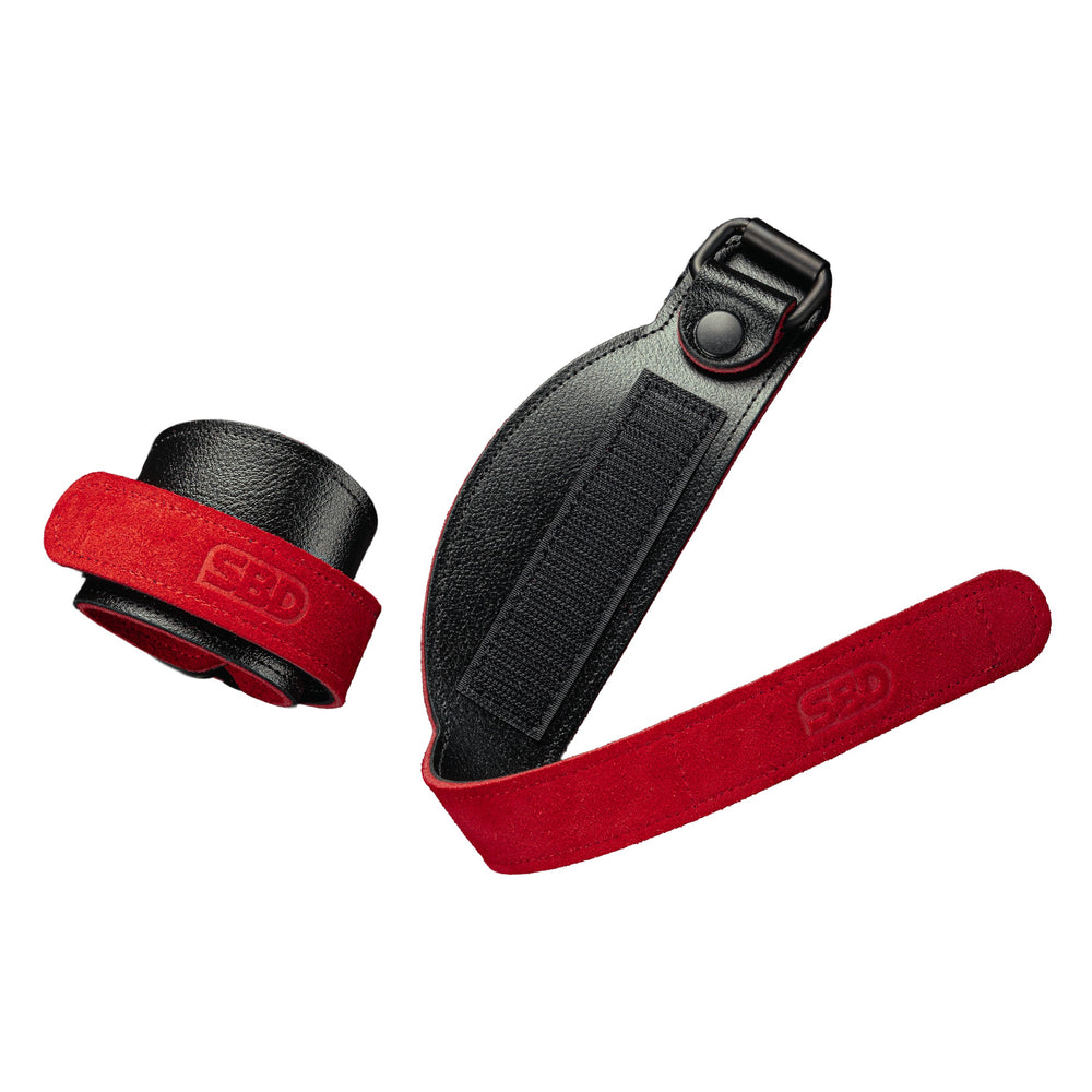 SBD Leather Weightlifting Wrist Wraps — detail