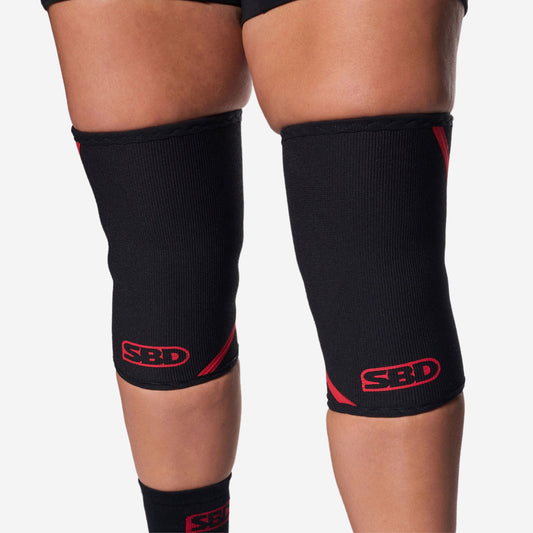 SBD 7mm Powerlifting Knee Sleeves — front view