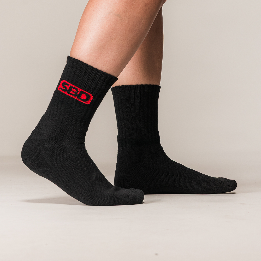 SBD Crew Socks 5 Pack - Black