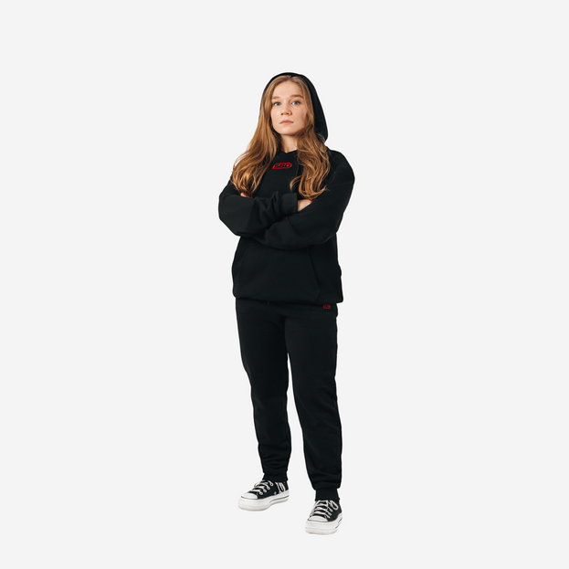 SBD Hoodie black unisex 