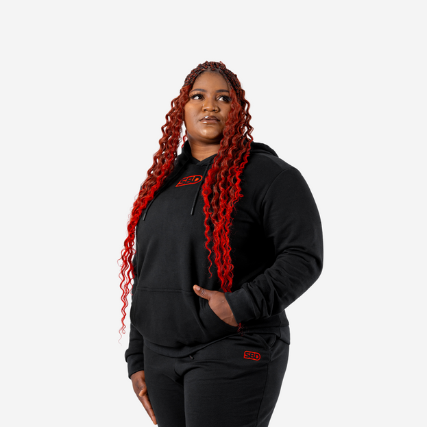 SBD Hoodie black unisex 