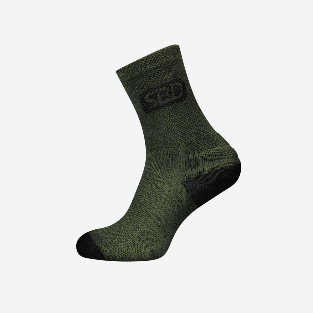 SBD Endure Range Sports Socks - Green