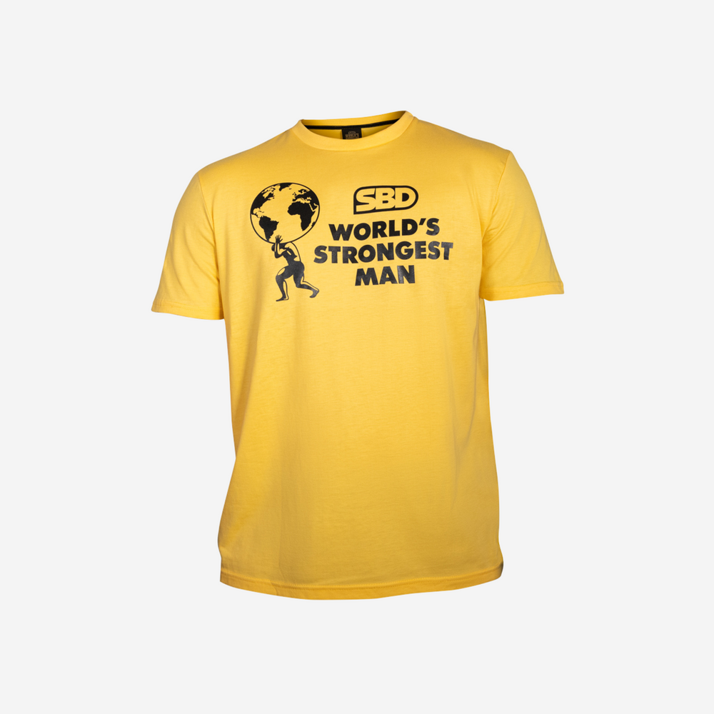 SBD WSM T Shirt 2021 Yellow - Mens