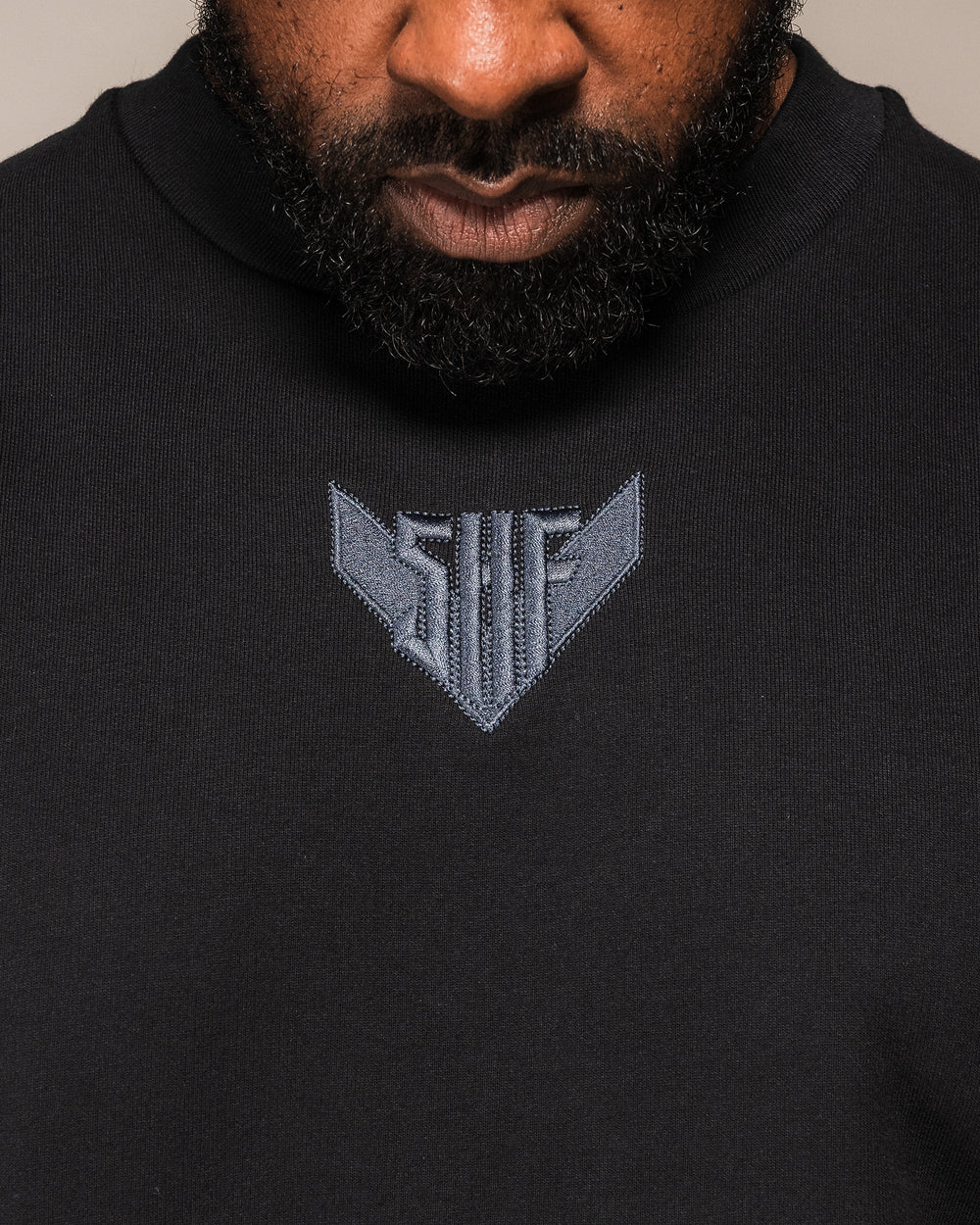 SBD Sheffield V Sweatshirt – black unisex crew, mens view 2