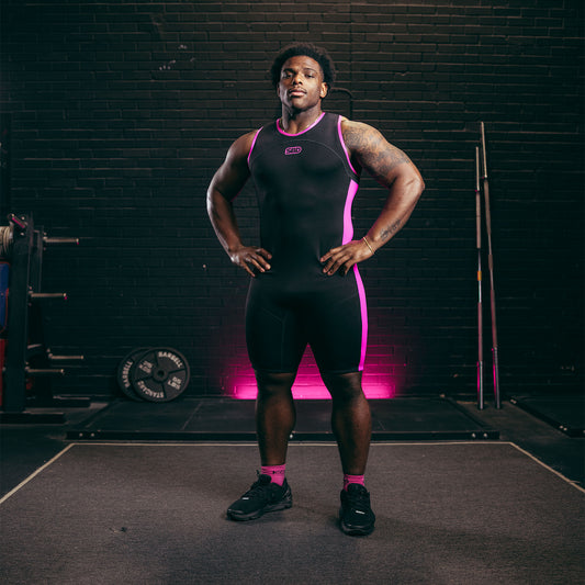 SBD Nova Range Weightlifting Singlet - Mens — front view