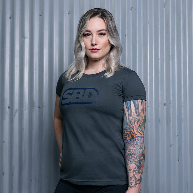 SBD Storm Range Grey T Shirt  - Womens